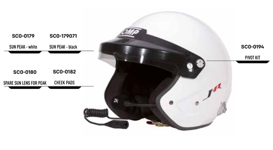 Accessori per casco OMP J-Rally