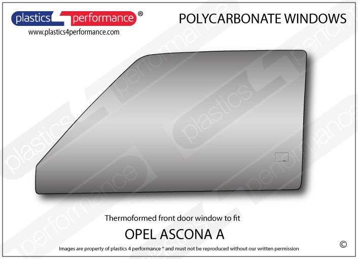 Carica immagine in Galleria Viewer, Vetri in Policarbonato per Opel Ascona A
