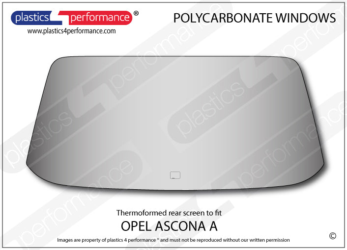 Carica immagine in Galleria Viewer, Vetri in Policarbonato per Opel Ascona A
