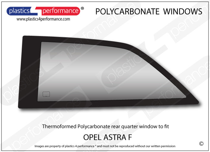 Vetri in Policarbonato per Opel Astra F 3 Porte