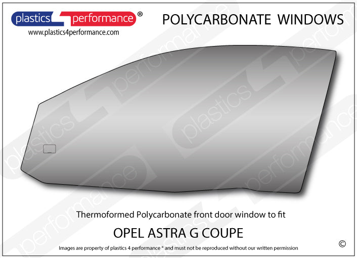 Vetri in Policarbonato per Opel Astra G Coupé