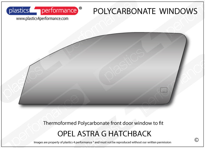 Vetri in Policarbonato per Opel Astra G 3 porte
