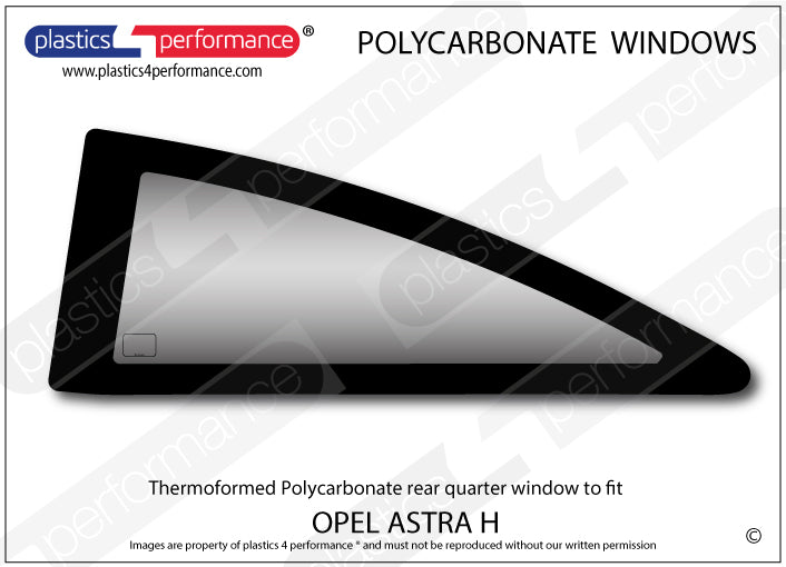 Vetri in Policarbonato per Opel Astra H 3 Porte