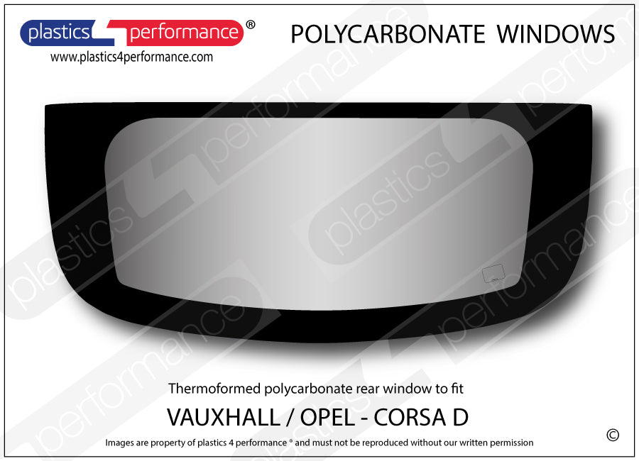 Vetri in Policarbonato per Opel Corsa D