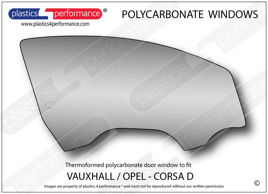 Vetri in Policarbonato per Opel Corsa D