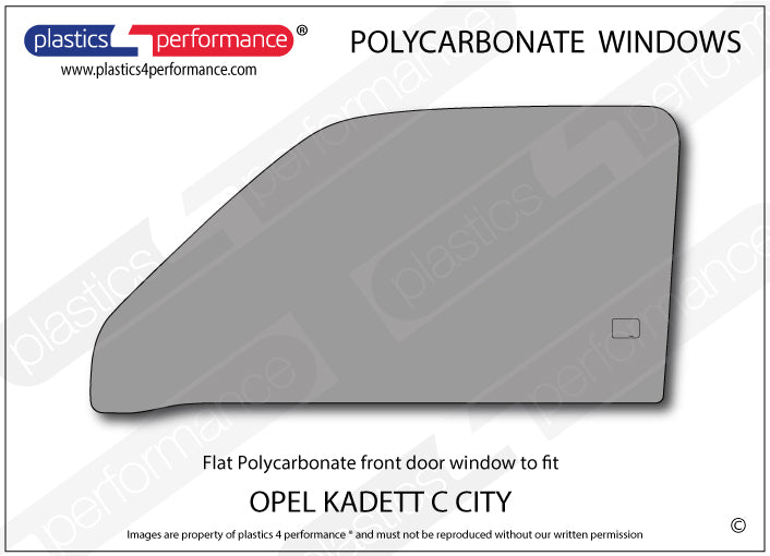 Carica immagine in Galleria Viewer, Vetri in Policarbonato per Opel Kadett C City
