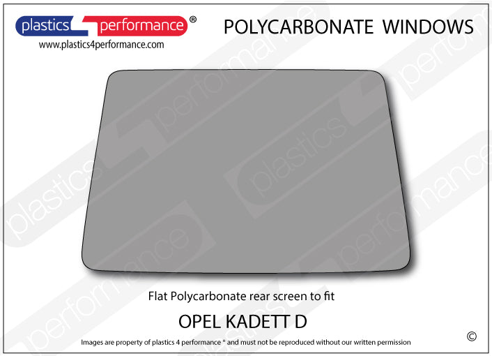 Carica immagine in Galleria Viewer, Vetri in Policarbonato per Opel Kadett D 3 Porte

