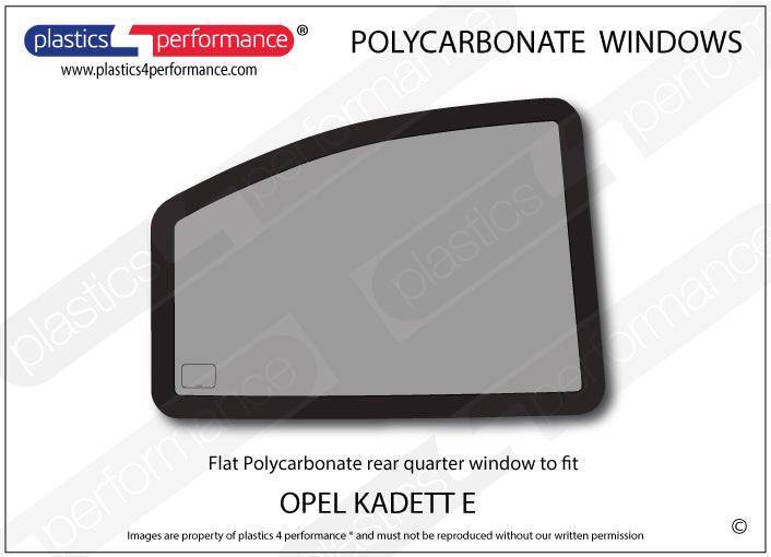 Carica immagine in Galleria Viewer, Vetri in Policarbonato per Opel Kadett E 3 Porte
