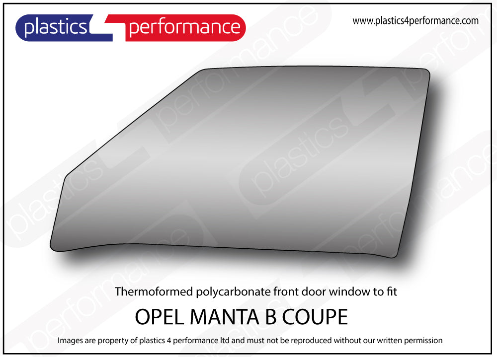 Vetri in Policarbonato per Opel Manta B Coupé