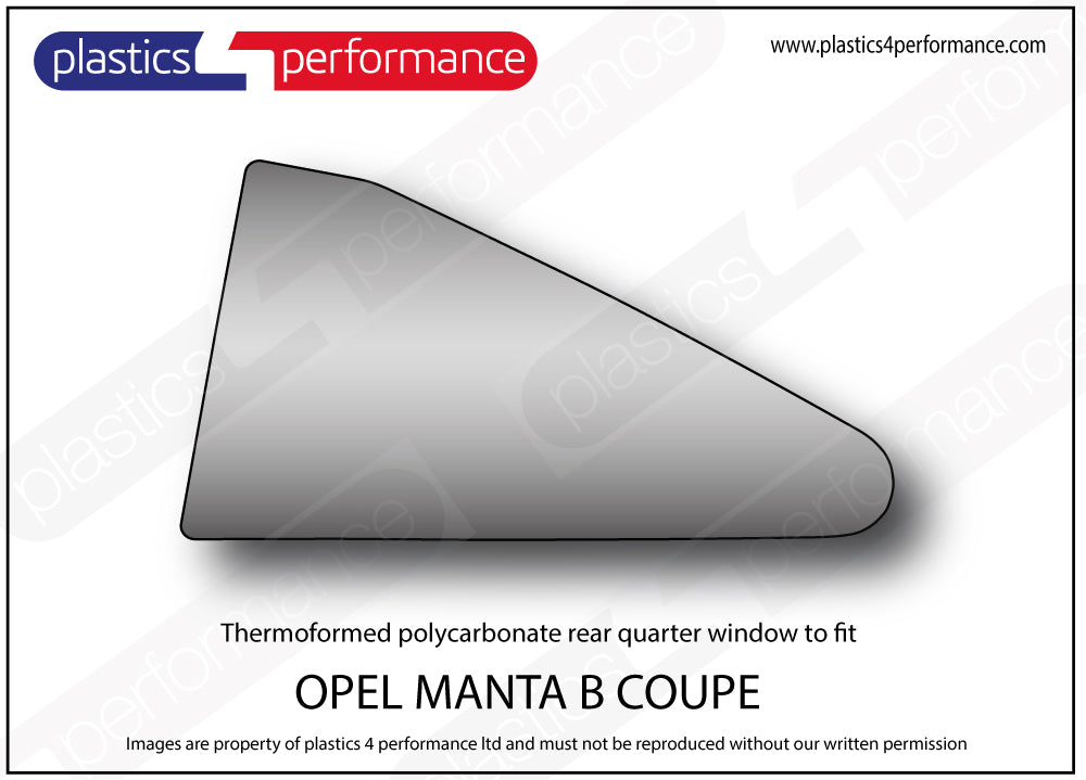 Vetri in Policarbonato per Opel Manta B Coupé