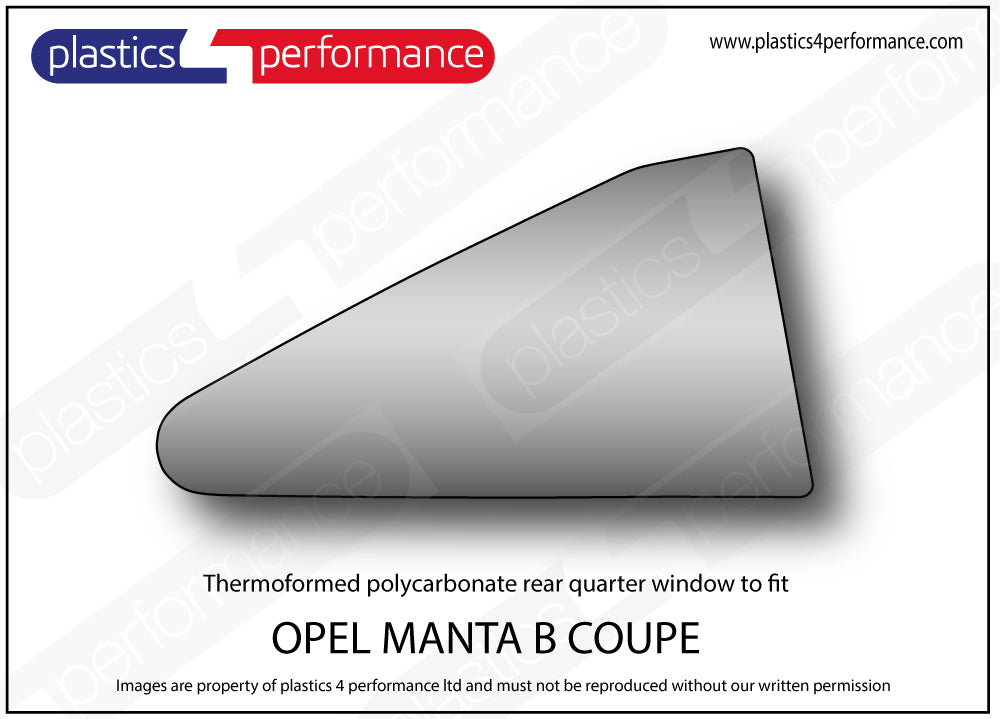 Vetri in Policarbonato per Opel Manta B Coupé