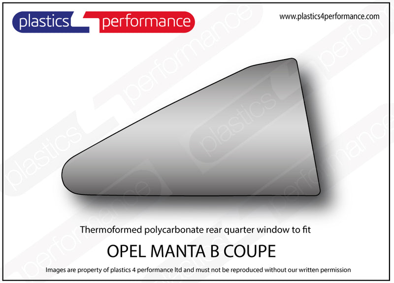 Carica immagine in Galleria Viewer, Vetri in Policarbonato per Opel Manta B Coupé
