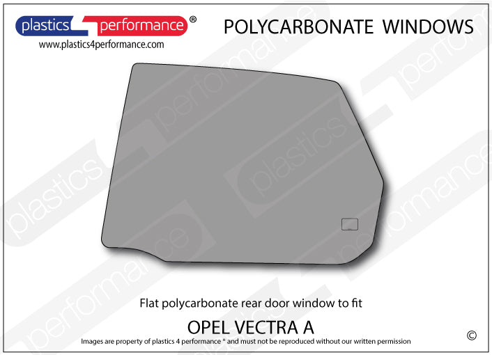 Vetri in Policarbonato per Opel Vectra A 4 Porte Berlina