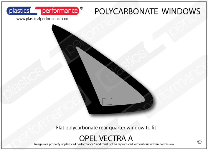 Vetri in Policarbonato per Opel Vectra A 4 Porte Berlina