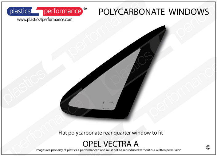 Vetri in Policarbonato per Opel Vectra A 4 Porte Berlina