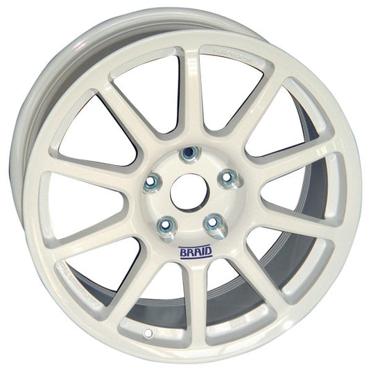 Cerchio Braid FullRace A Dimensione 8X17 Interasse 5X120 ET 10 Alesaggio 72.5 colore Bianco
