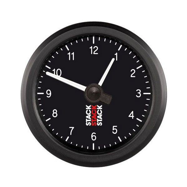 Orologio Stack Analogico Fondo Nero Mano