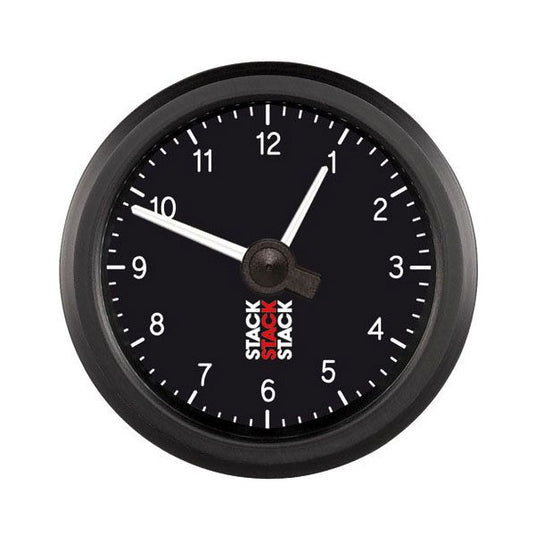 Orologio Stack Analogico Fondo Nero Mano