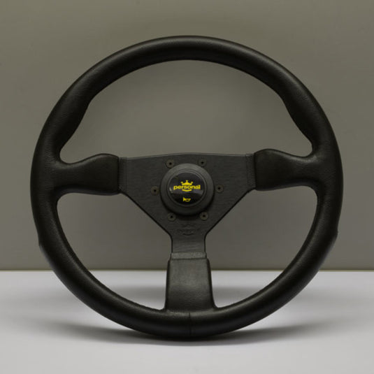 Volante Personal Grinta (350 mm) Poliuretano Nero, Razze Nere