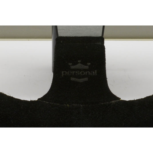 Volante Personal Fitti Corsa (350 mm) Scamosciato Nero, Razze Nere, Cuciture Gialle