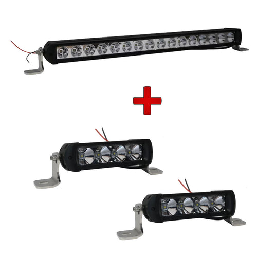 Pack fari LED Racing Pro SW-16 + SW-4