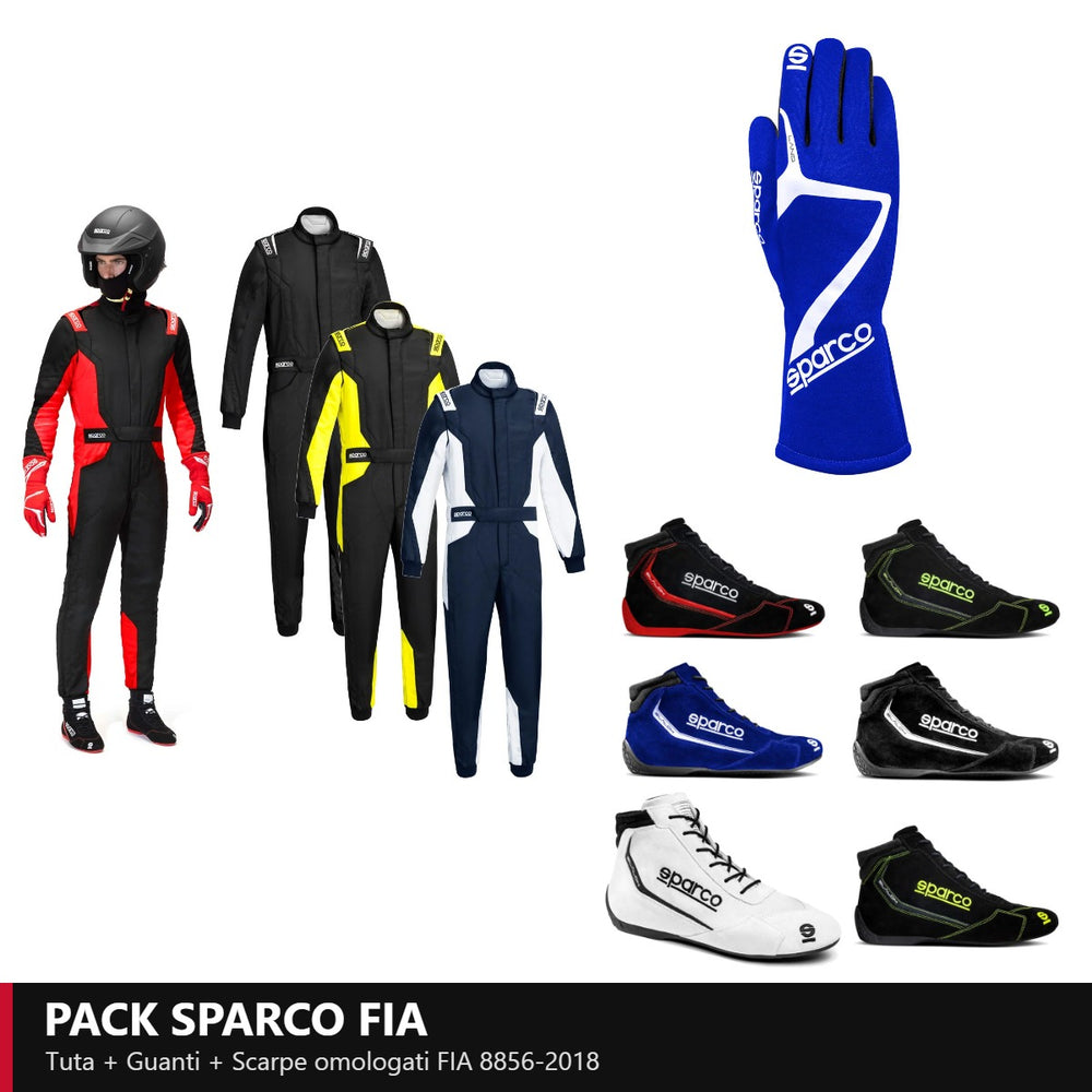 Pack Promozionale Equipaggiamento Pilota Sparco FIA
