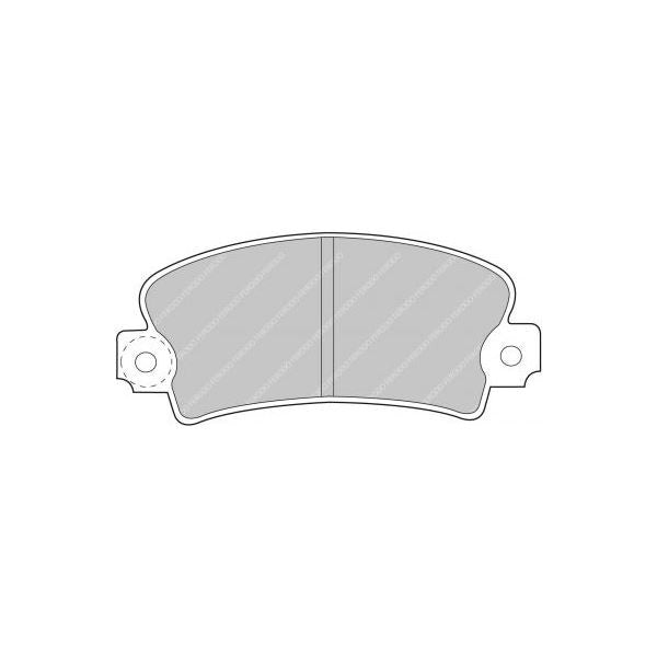 Pastiglie freno FERODO RACING DS3000 FCP72H