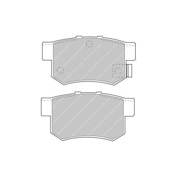 Pastiglie freno FERODO RACING DS2500 FCP956H
