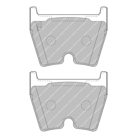 Pastiglie freno FERODO RACING DS2500 FCP1664H