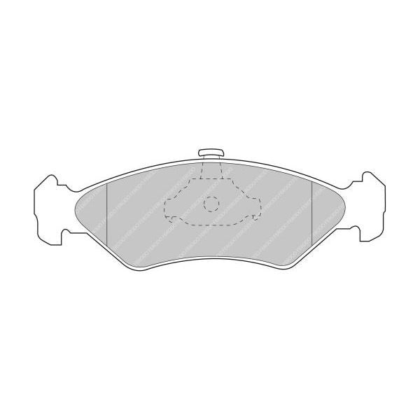 Pastiglie freno FERODO RACING DS2500 FCP1082H