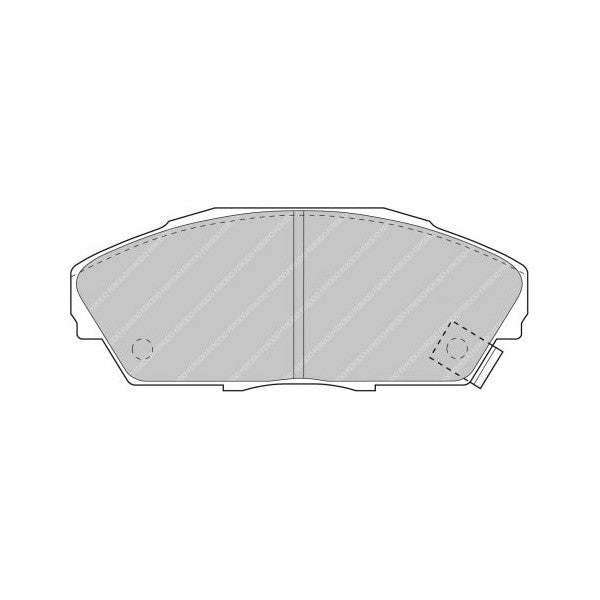 Pastiglie freno FERODO RACING DS2500 FCP748H