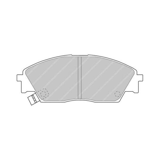 Pastiglie freno FERODO RACING DS2500 FCP598H
