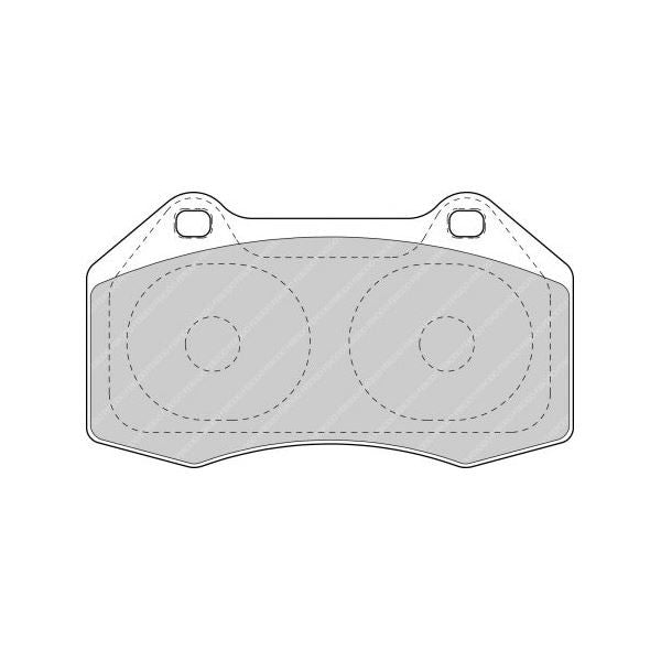 Pastiglie freno FERODO RACING DS2500 FCP1667H