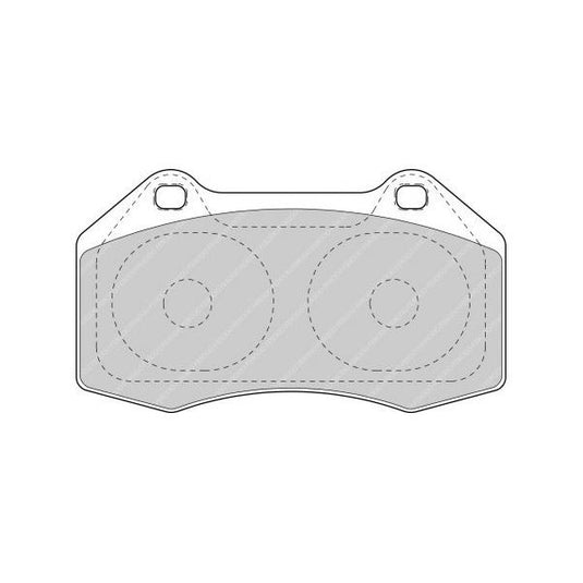 Pastiglie freno FERODO RACING DS2500 FCP1667H