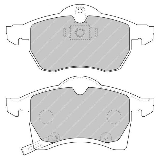 Pastiglie freno FERODO RACING DS2500 FCP1295H