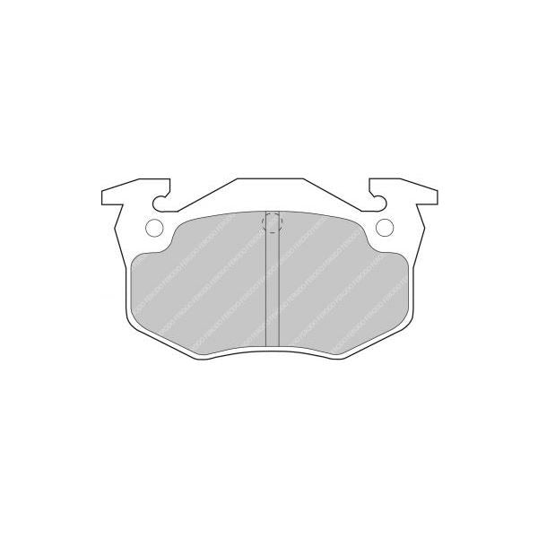 Pastiglie freno FERODO RACING DS2500 FCP558H