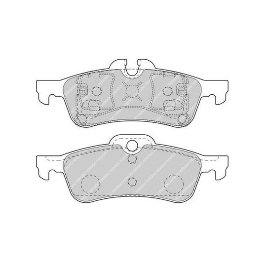 Pastiglie freno FERODO RACING DS2500 FCP1676H