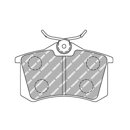 Pastiglie freno FERODO RACING DS1.11 FCP1491W