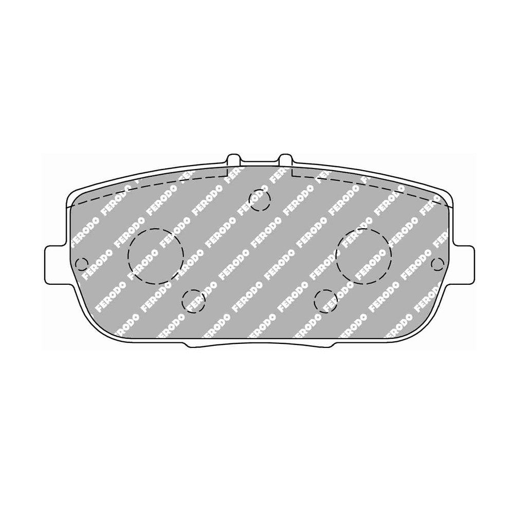 Pastiglie freno FERODO RACING DS2500 FCP1894H