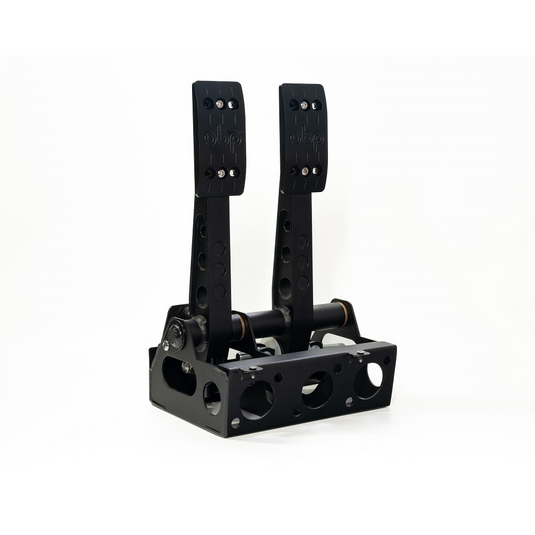Kit pedalbox pedaliera completa Nero 2 pedali OBP 5,05:1/5,45:1 senza cilindro maestro Montaggio a pavimento