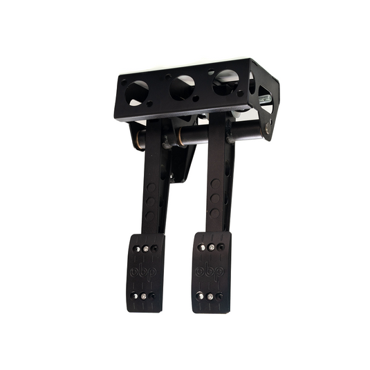 Kit pedalbox pedaliera completa Nero 2 pedali OBP 5.05:1/5.45:1 sospesi senza cilindro maestro
