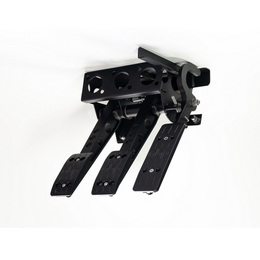 Kit pedalbox pedaliera completa Nero 3 pedali OBP Sospeso senza cilindro maestro 5,05:1/5,45:1