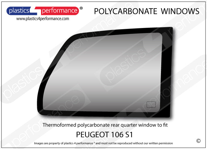 Carica immagine in Galleria Viewer, Vetri in Policarbonato per Peugeot 106 Fase 1 3 Porte
