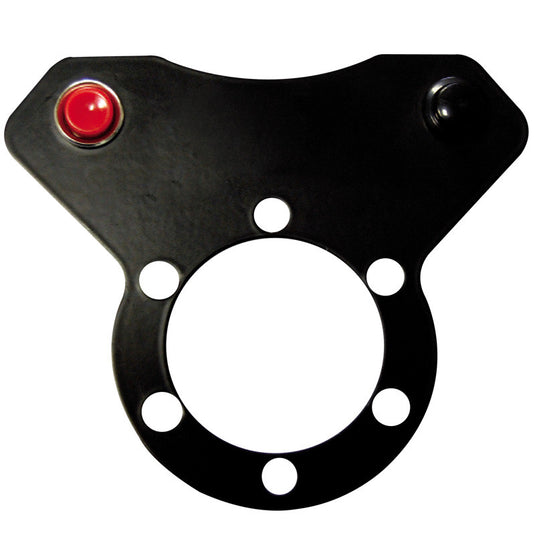 Piastra per Volante Alluminio 2mm 2 Pulsanti