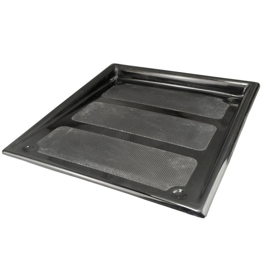 Poggiapiedi Pilota Nero GRP OBP 405x440mm