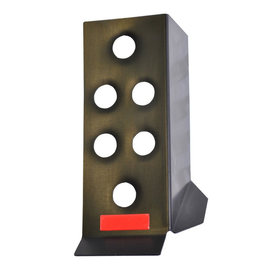 Poggiapiede pilota Race & Safety alluminio Eco nero