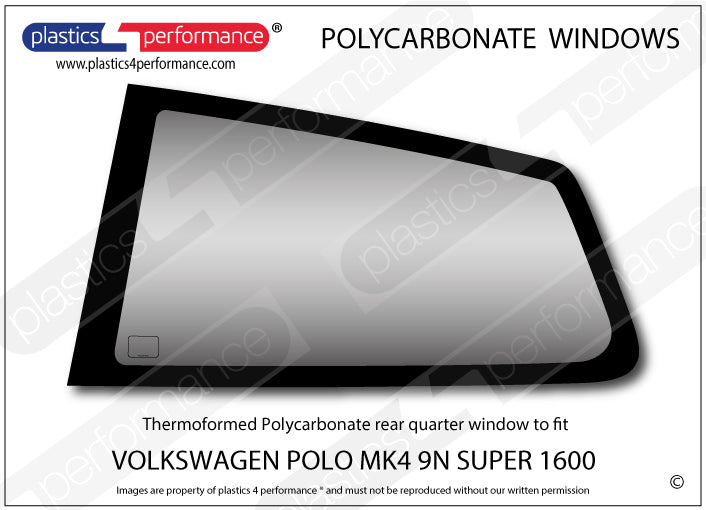 Vetri in Policarbonato per Volkswagen Polo MK4 9N Super 1600