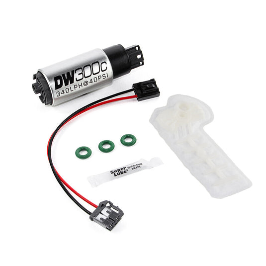 Pompa Benzina Deatschwerks DW300 340 L/h E85 per Subaru Forester (97-07), Impreza GC, GD (93-07), Legacy GT (90-99, 05-07)