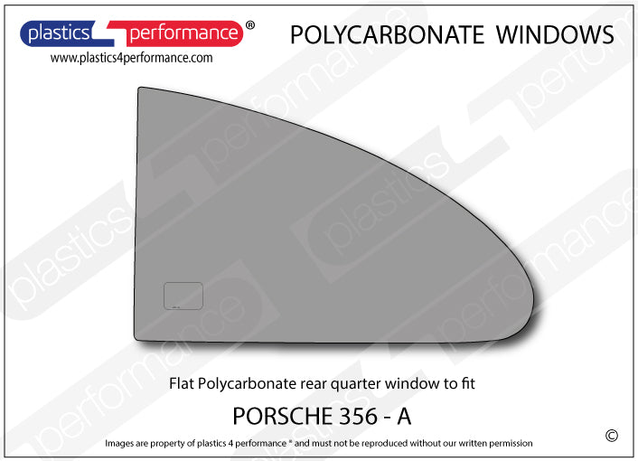 Vetri in Policarbonato per Porsche 356 A