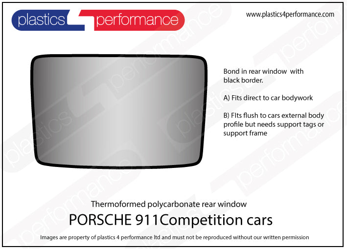 Carica immagine in Galleria Viewer, Vetri in Policarbonato per Porsche 911 Competizione (64-89)
